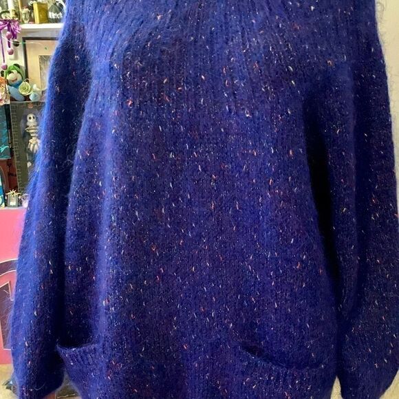 Paul et Duffier  Mock Turtle  Tunic Sweater Mohair Vintage c. 1985 - Picture 4 of 10